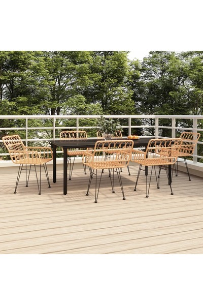 Concept Set mobilier de grădină, 7 piese, poliratan