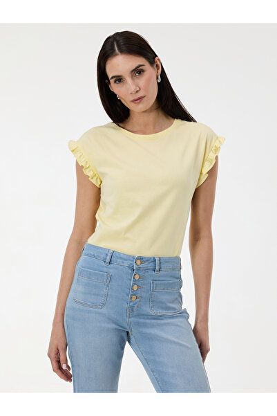 ORSAY Yellow women's short-sleeve T-shirt