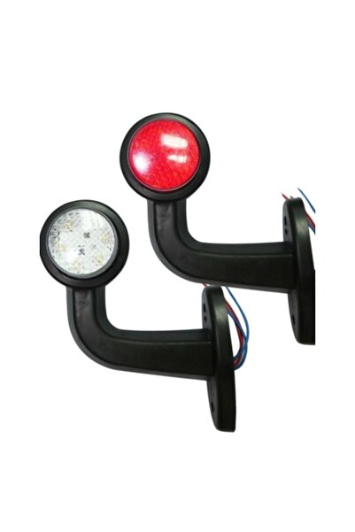 Led Light Alex Set de 2 lumini de gabarit LED 12 V-24 V, 90 °   braț
