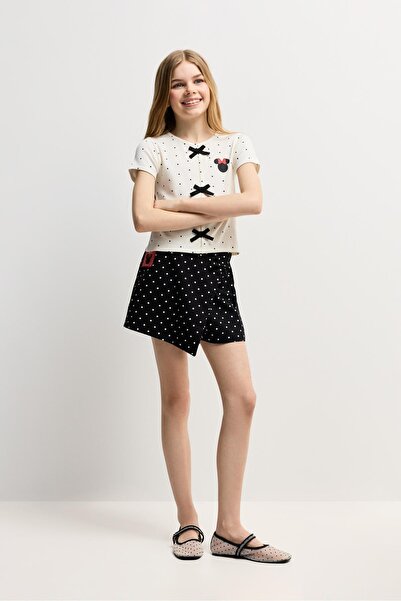 LEFTIES Minnie Mouse ©Disney puantiyeli şort etek