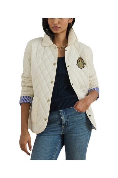 Ralph Lauren Γυναικείο Μπουφάν Κρεμ 297P10878001-