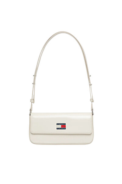 Tommy Hilfiger Γυναικεία Τσάντα Λευκή Tommy Jeans AW0AW18080-YBI