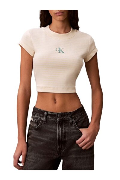 Calvin Klein Γυναικείο T-shirt Κίτρινο LV047F833G-XBS