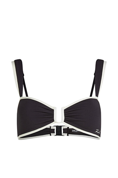 Karl Lagerfeld Γυναικείο Signature Μπικίνι Τοπ Μαύρο B2W46022-999 Black