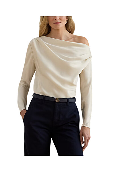 Ralph Lauren Γυναικεία Μακρυμάνικη Μπλούζα Κρεμ 200P03566003-