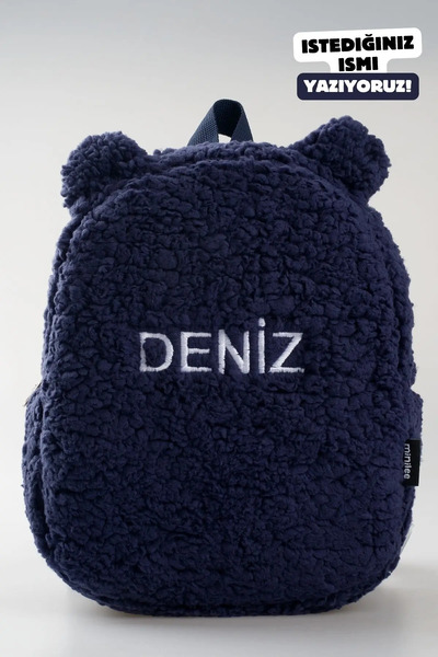 minilee children's happiness Teddy Peluş Lacivert - Kişiye Özel İsimli Anaoku...