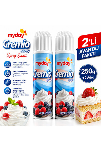 Myday Sprey Krem Şanti 250 Gr. x2 Adet Özel