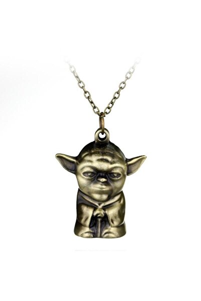Star Wars Lantisor Cu Pandantiv Yoda Bronze
