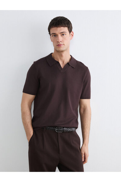 LC Waikiki Tricou tricotat cu guler polo pentru bărbați