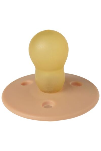 Mininor - Round Pacifier Latex - 6M+ - Golden Sand