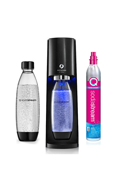 sodastream E-Terra Black Συσκευή Παρασκευής Ανθρακούχου Νερού