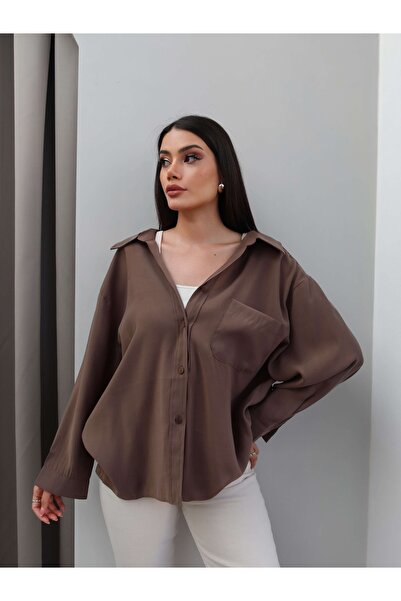ESRAHELVACI Low Shoulder Oversize Shirt