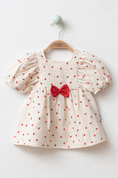 yukobaby bebeğiniz için en doğalı KIZ BEBEK %100 PAMUKLU ÇİFT KAT MÜSLİN KALP...