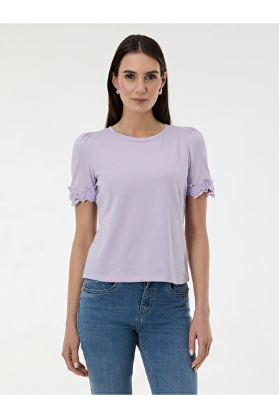 ORSAY Tricou de damă mov deschis cu mânecă scurtă