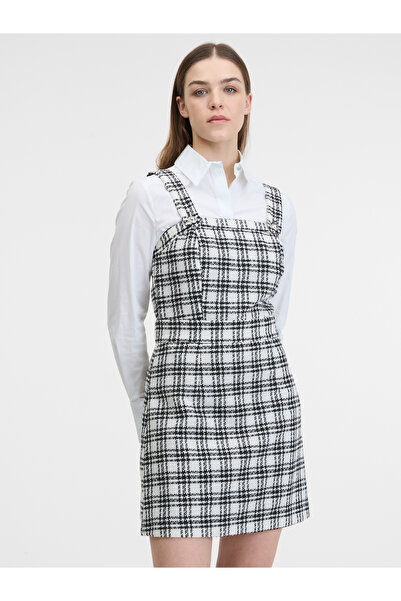 ORSAY Black and white women's checked dress