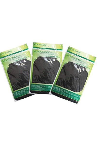Morocanoil قفازات الاستحمام المغربية من موروكانويل - 3 قطع