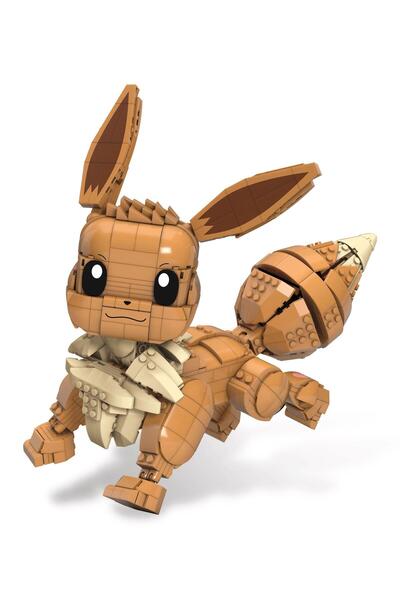 mattel Pokémon Mega Construx Wonder Builders Set de construcție Jumbo Eevee 2...