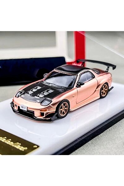 mymodel نموذج سيارة سباق رياضية من الكربون طراز JDM RX-7 FD3S مصبوبة من المعد...