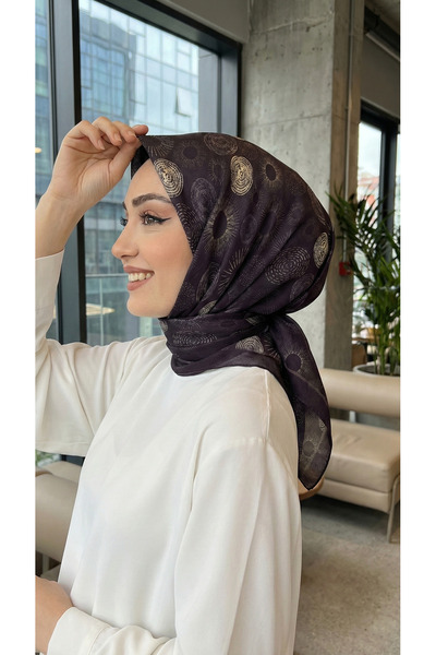 Big ModaEbrar Patterned Soft Scarf - 122