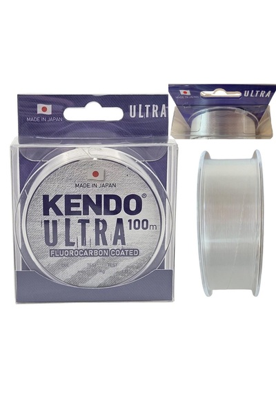 Kendo Ultra Fluorocarbon Coated 100m White Misina 0.35mm