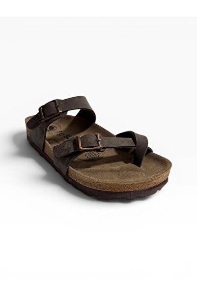 solariz Women's Flip-Flops with Double Buckle, Comfortable Anatomical Sole Sl...