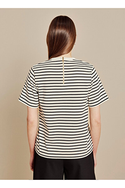 BROOKS BROTHERS Lacivert Kadın T-Shirt BBSS26FTS003
