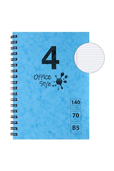 Zumzeria Turquoise B5 Office Style Notebook - 140F