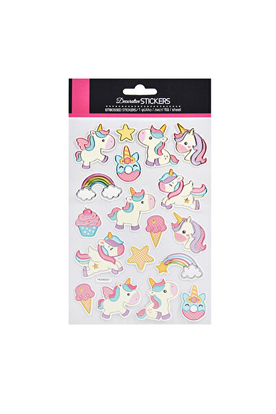 OEM Pastel Color Baby Unicorn Stickers - 18pcs