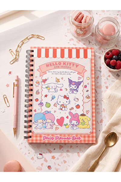 GiFi Kuromi & Hello Kitty Stickerlı Planner Kitap