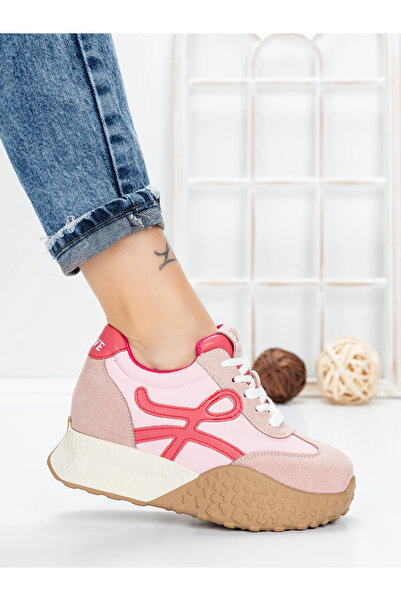 mei Pantofi Sport Dama cu Platforma 3A1 Roz