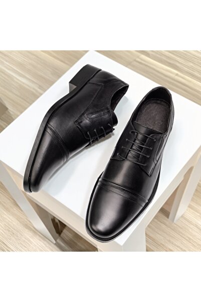 Modlet.ro Men's black elegant leather shoes MOD01518