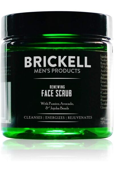 Brickell Men's مقشر وجه مجدد - مقشر وجه طبيعي وعضوي - 4 أونصة