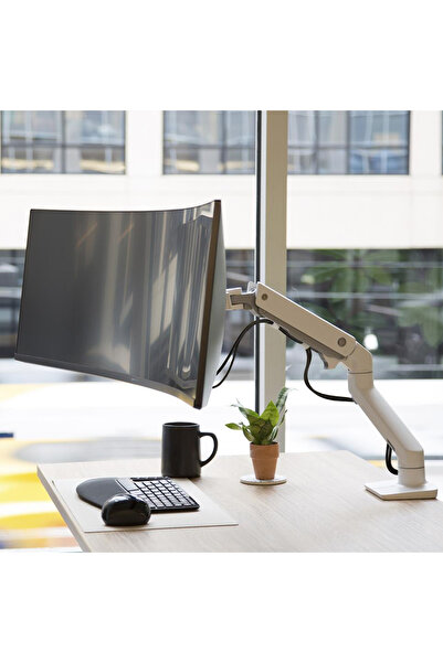 Ergotron HX Desk Monitor Arm with HD Pivot Samsung Odyssey G9 Serisi Uyumlu M...