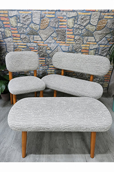 kılıfteks Bench, Puf 1 Adet Ve Bohem 2 Adet Jakar Takım Kılıfı