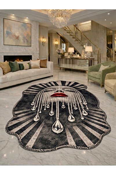 Rugs Modern Halı SDT Lüks Sanatsal Kadın Figürlü ve Taş Detaylı Modern Dokuma...
