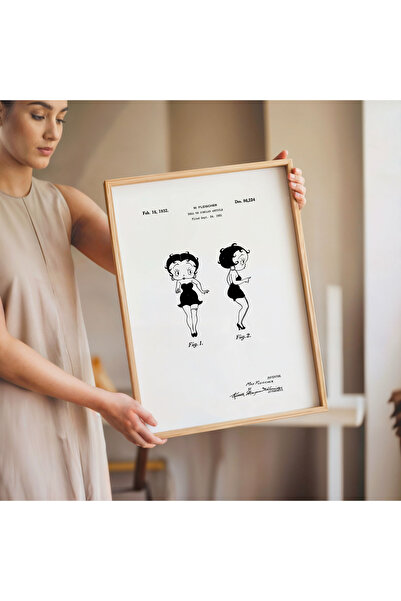 Pegziz Patentni crtež lika Betty Boop