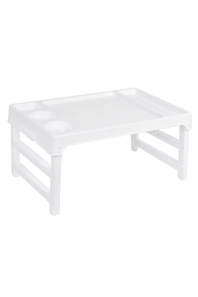 Zumzeria Tray - Folding White Plastic Table 47x27cm