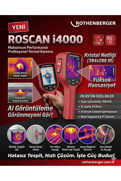 Rothenberger ROSCAN i4000: Görülmeyeni Görün, Hatasız Tespit Yapın!al yapay z...