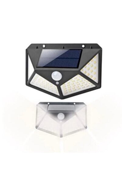 Malatec Lampă solară LED 100 LED-uri, 7 W cu senzor de mișcare și senzor de l...