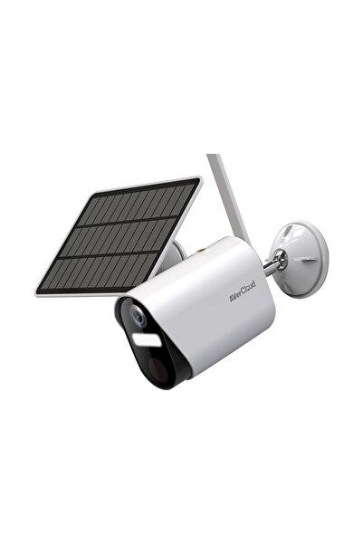 AVERCLOUD TUYA AC-S12 IP WIFI SPOTLIGHT 2x6500K BEYAZ LED PIR BULLET SOLAR KA...