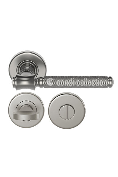 Condi Collection 6002T مقبض باب من النحاس الساتان للحمامات