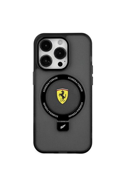 Ferrari FEHMP15SUSCAK IPHONE 15 / 14 / 13 6.1 " NEGRU/NEGRU CARCASA RIGIDĂ CU...