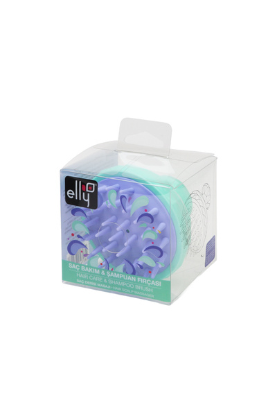 Elly Hair and Scalp Massage Brush Green Ellyfpro0002Gr
