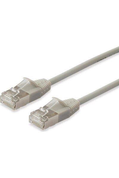 EQUIP Cablu patch Cat6A S/FTP 2xRJ45 1.00m bej (SSTP) Subțire