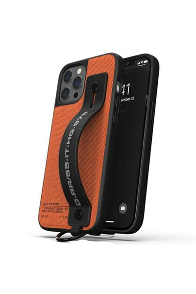 Diesel Husă cu curea de mână, utilitară, din twill, pentru iPhone 12/12 Pro, ...