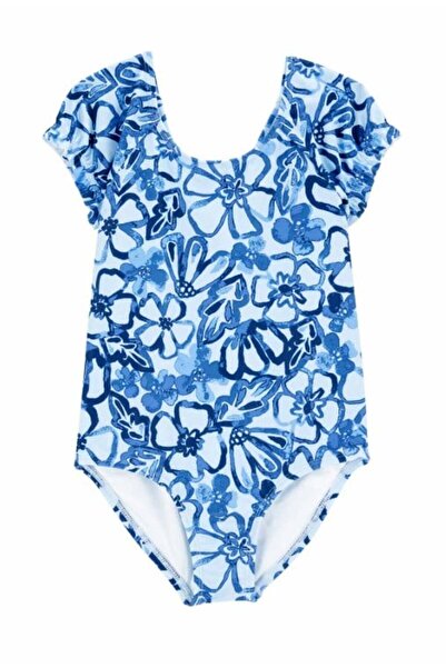Carter's Carters Girls UV zaštitni kupaći kostim sa kratkim rukavima i uzorko...