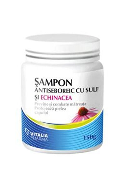 Vitalia Pharma Sampon Antiseboreic cu Sulf si Echinacea Vitalia Pharma, 150 g