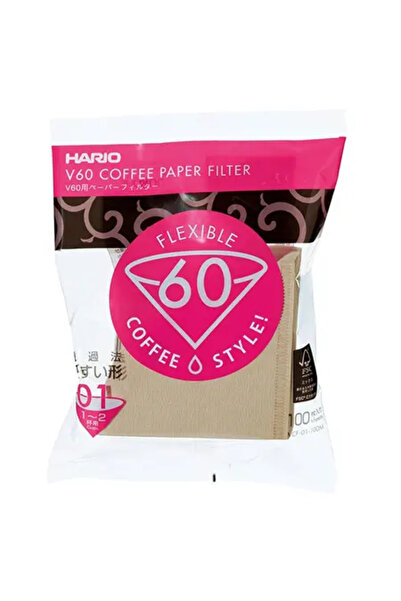 Hario paper filters Misarashi brown - V60-01 - 100 Pieces
