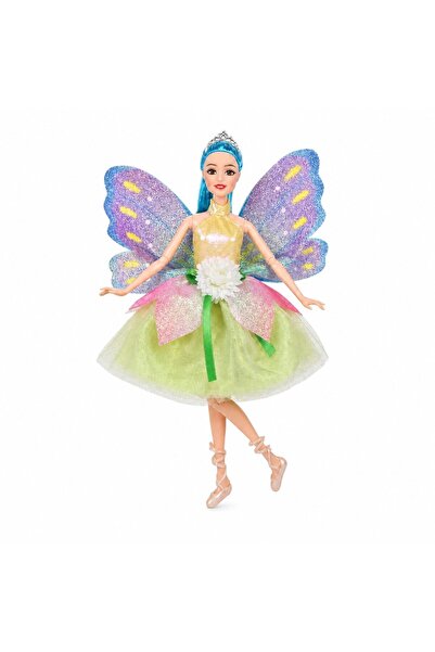 The Hub Păpușă Zână Emily Fairy 32 cm, cu Aripi și Rochie Elegantă, Jucărie M...