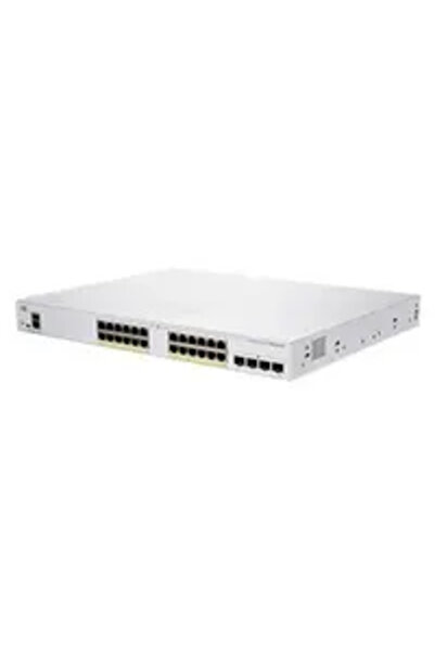 Cisco Systems Switch Cisco CBS250-24P-4G (24xGBE, 4xSFP, 24xPoE+, 195W, fanle...